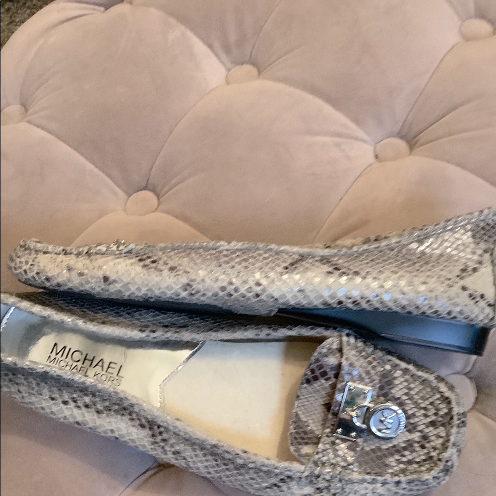 Michael Kors Snake Skin shoes or loafers